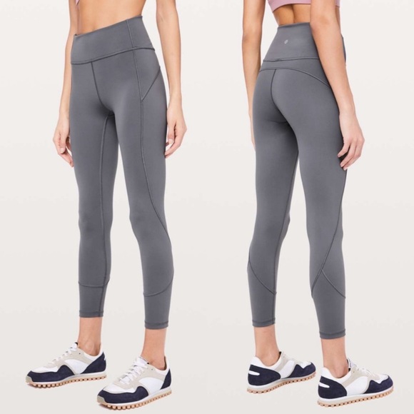 Lululemon In Movement 25” Titanium Grey 6 - Picture 7 of 7